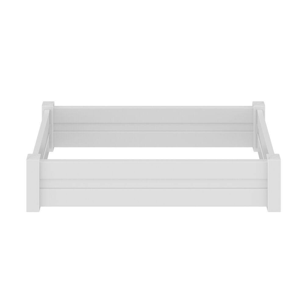 Barrette Outdoor Living 3 ft x 6 ft White Raised Garden Bed 73053449