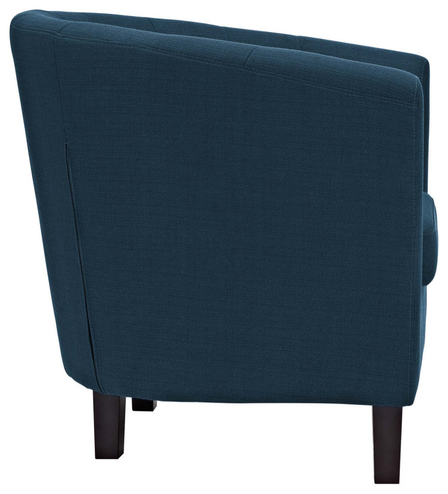 Zoey Azure Upholstered Fabric Armchair   Transitional   Armchairs And Accent Chairs   by V.S.D Furniture  Houzz