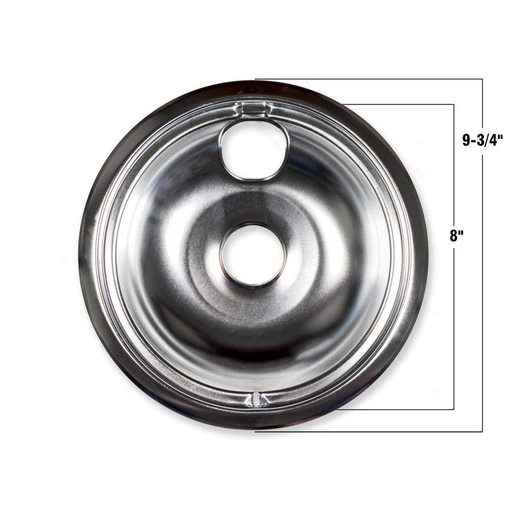 Everbilt 8 in. Chrome Drip Bowl for GE Electric Ranges 98235