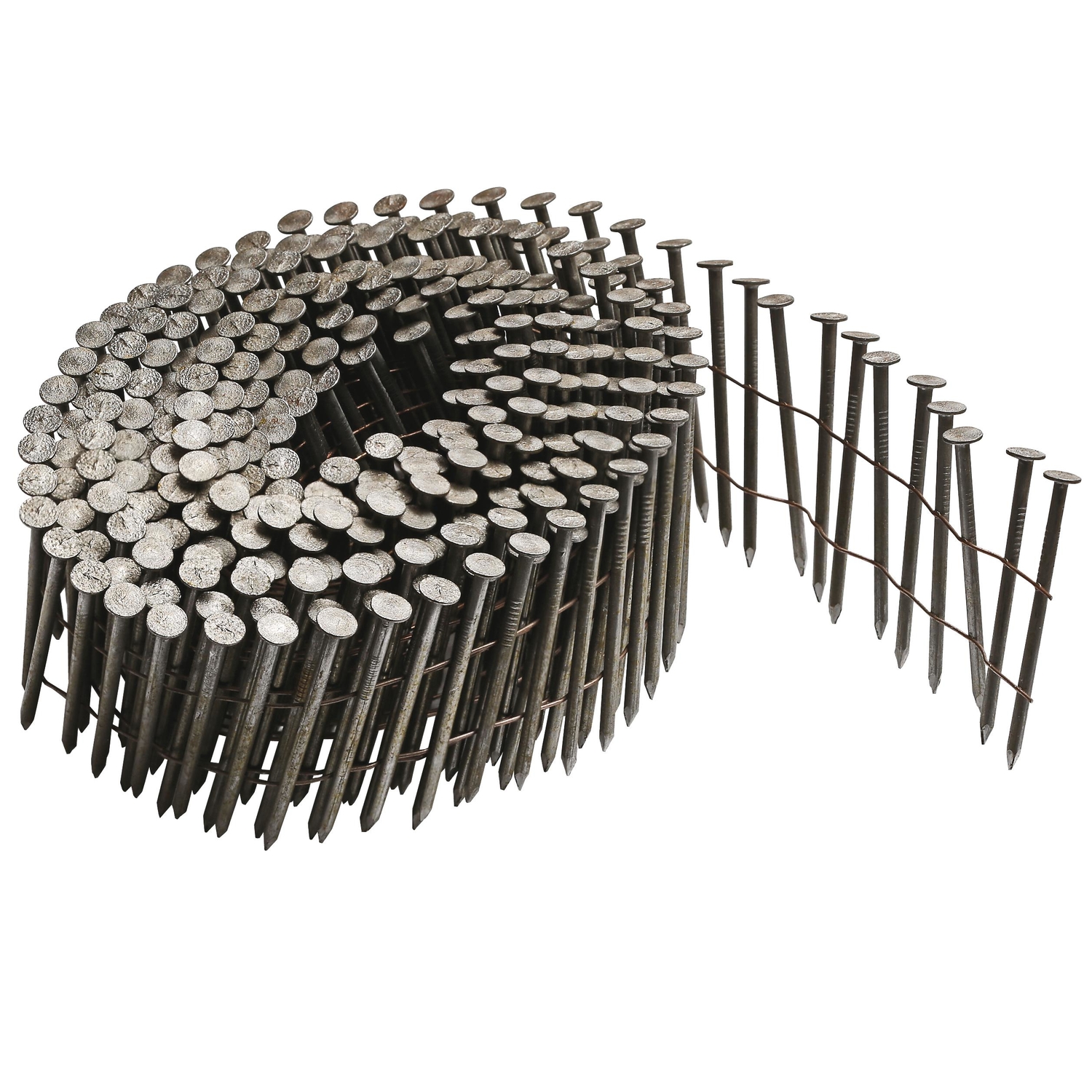 Bostitch 1-3/4 in. 11 Ga. Angled Coil Stainless Steel Siding Nails 15 deg 3，600 pk