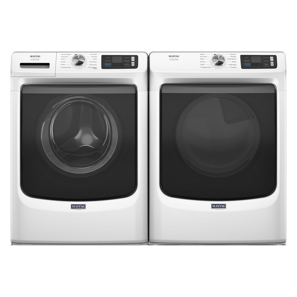 Maytag MED7020RW Smart Pet Pro Front Load Electric Dryer - 7.4 Cu. Ft.