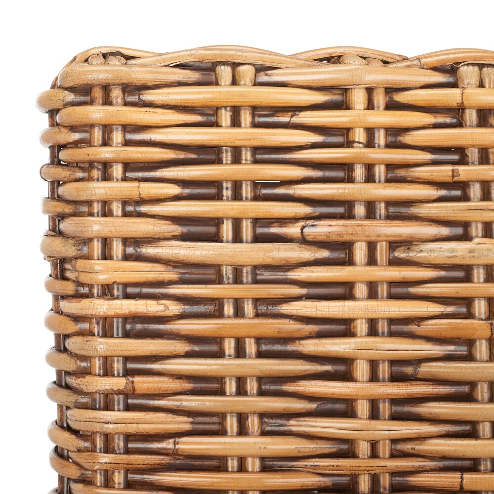 SAFAVIEH Tobie Rattan 23.6 inch Counter Stool