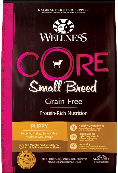 Wellness CORE Grain-Free Small Breed Puppy Deboned Turkey Recipe Dry Dog Food