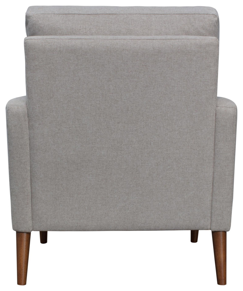 Salana Fabric Accent Chair  Havana Linen   Midcentury   Armchairs And Accent Chairs   by Virgil Stanis Design  Houzz