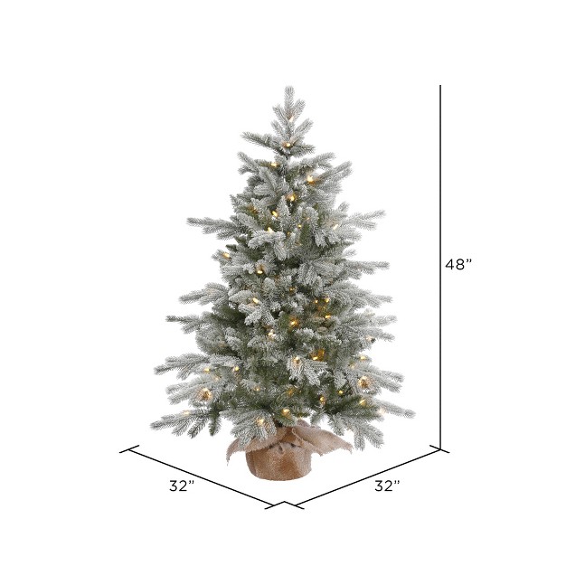 Vickerman Frosted Sable Pine Artificial Christmas Tabletop Tree