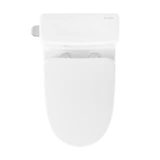 Swiss Madison Sublime II 1-Piece 1.28 GPF Single Flush Round Toilet in Glossy White Seat Included SM-1T260