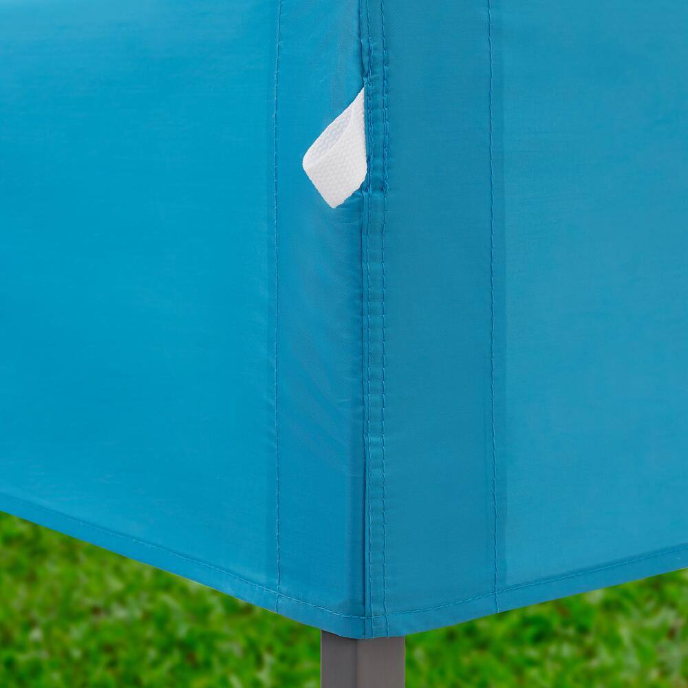 Everbilt 6.5 ft. x 6.5 ft. Steel Blue Instant Canopy Pop-Up Tent CL42