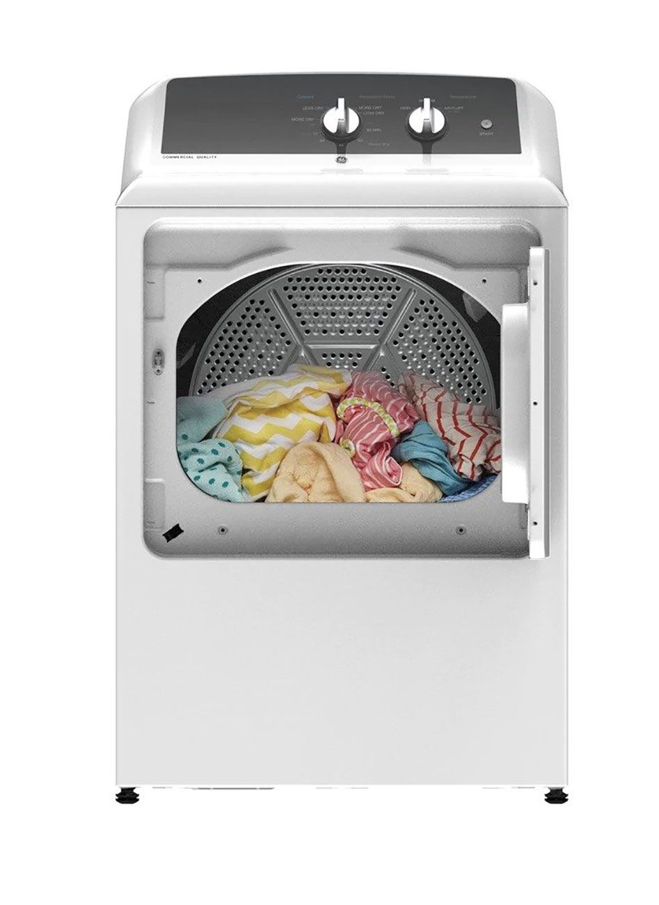 GE 6.2 Cu. Ft. White Commercial Front Load Electric Dryer