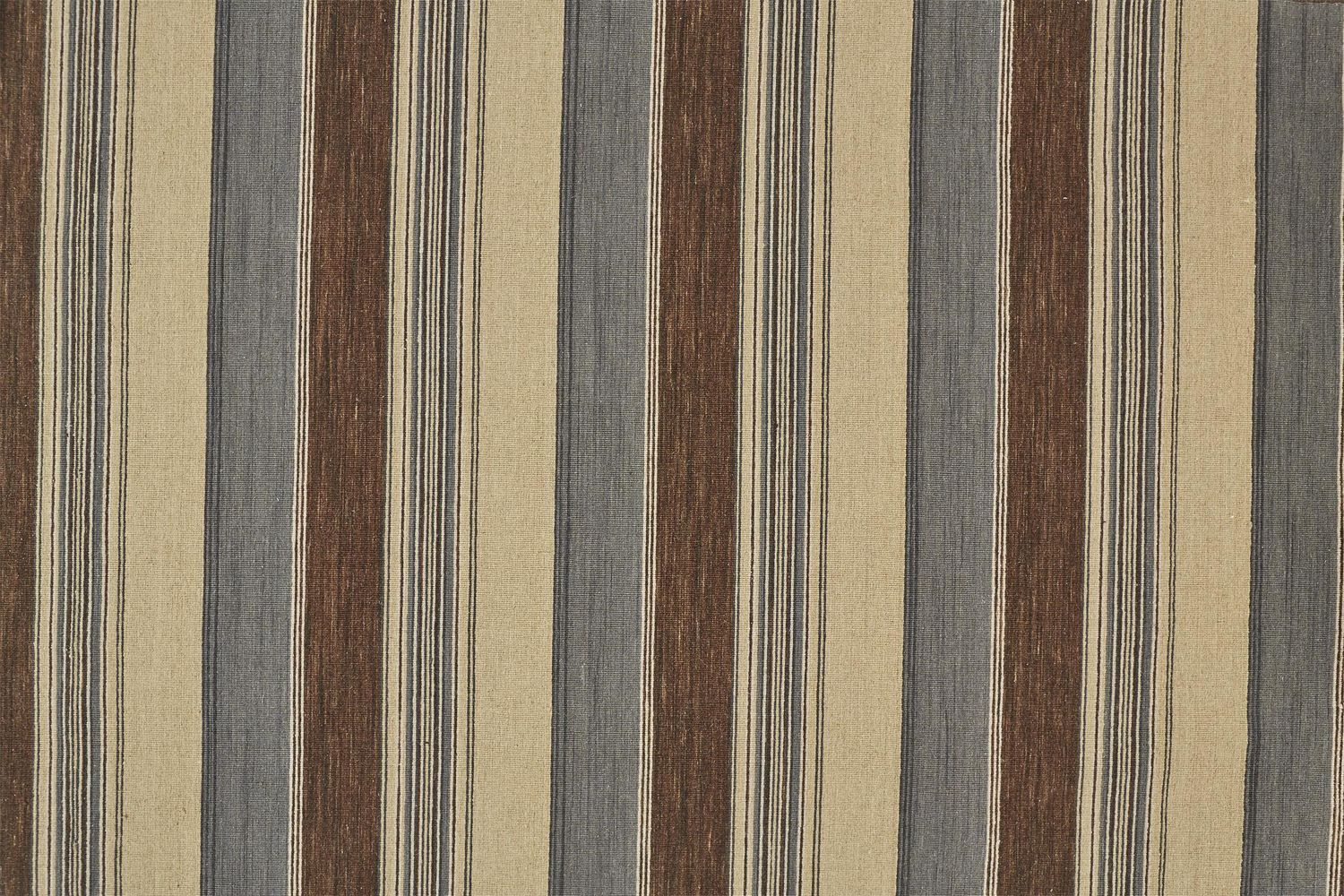 Naida Flatweave Brown and Gray Rug by BD Fine