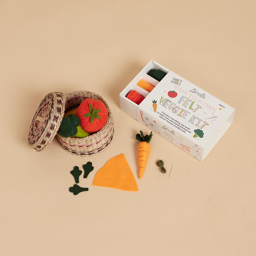 Make Your Own Felt Kit - Vegetables by Olli Ella