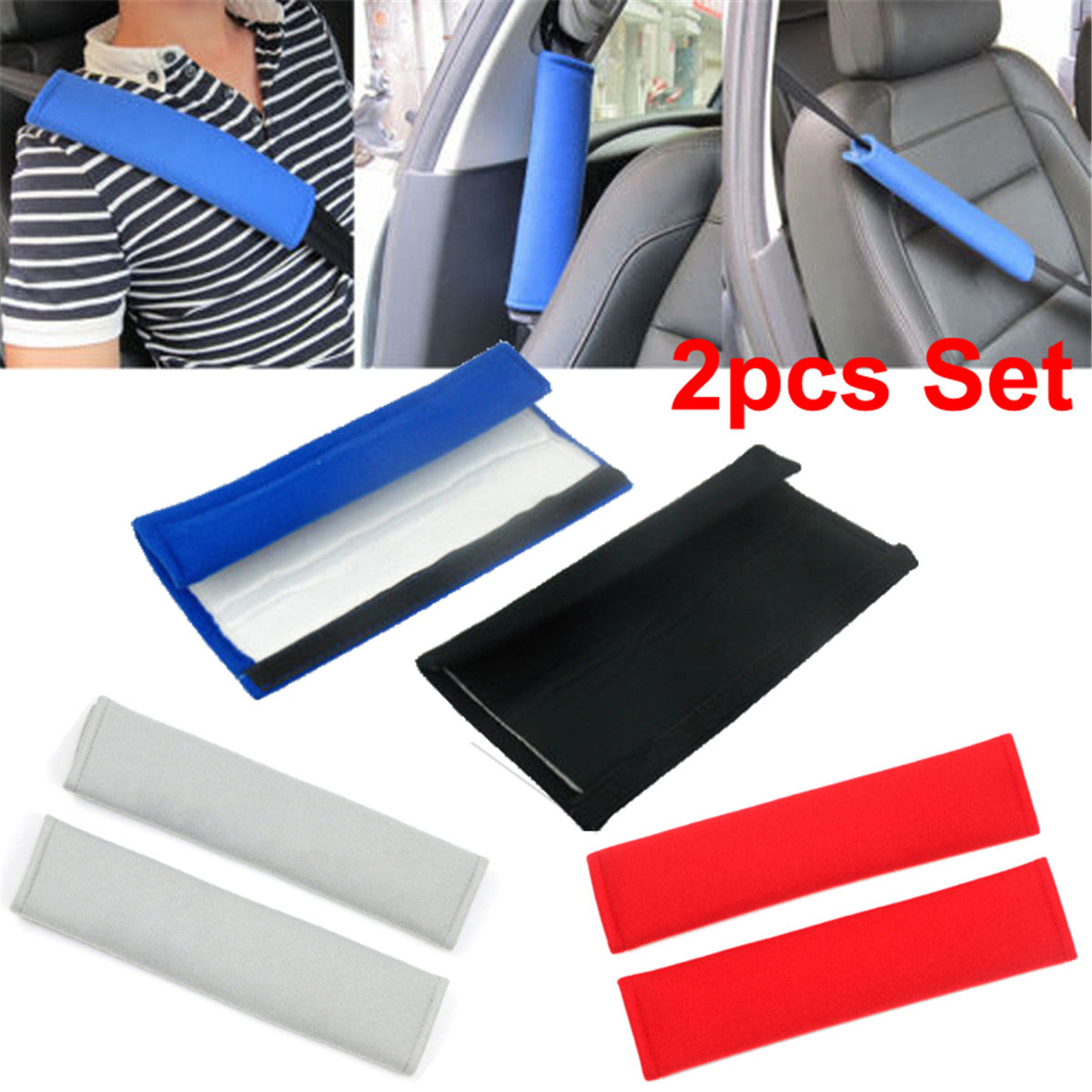 Kuriozud 1 Pair 26cm Scabbard Car Seat Belt Cover