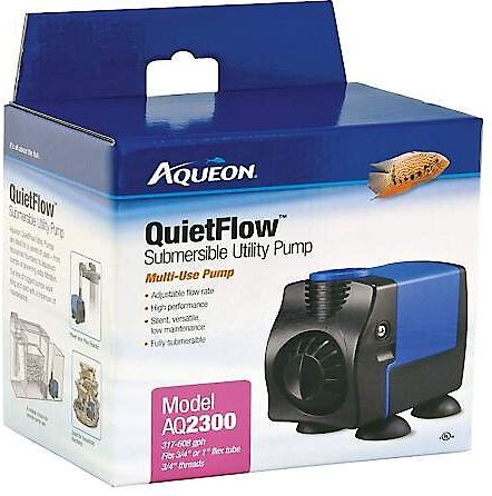 Aqueon Quietflow Submersible Aquarium Pump