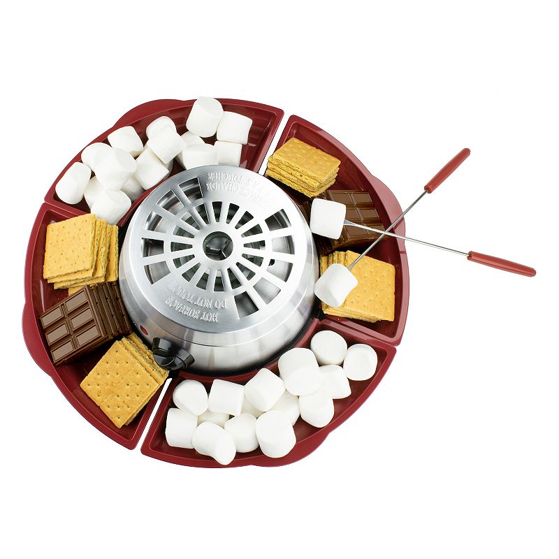 Brentwood Indoor Electric Stainless Steel Smores Maker Set