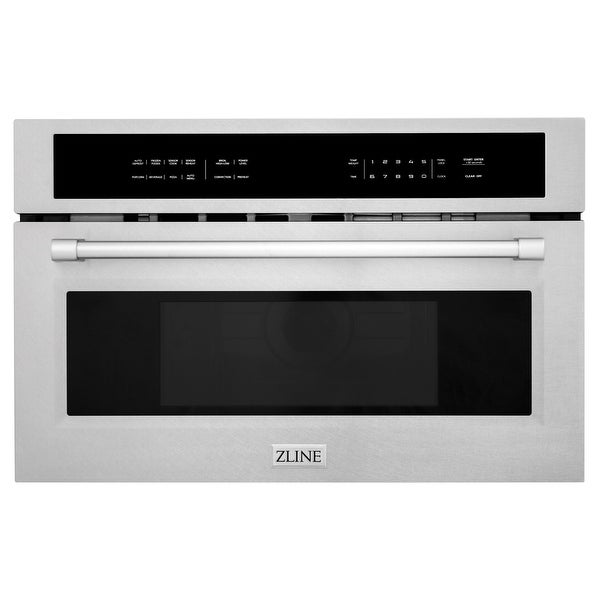 ZLINE 30 Inch wide， 1.6 cu ft. Built-in Convection Microwave Oven in Stainless Steel with Speed and Sensor Cooking