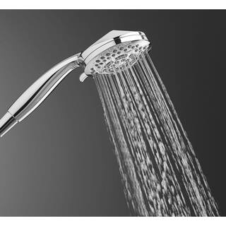 American Standard Hydrofocus 6-Spray 4.5 in. Single Wall Mount Handheld Rain Shower Head in Polished Chrome 1660207.002