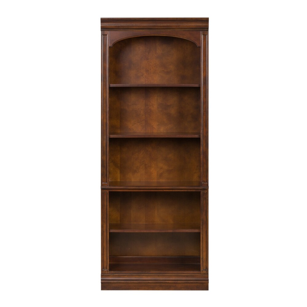 Brayton Manor Cognac Jr Executive Open Bookcase