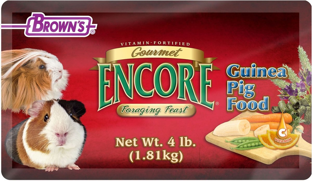 Brown's Encore Gourmet Foraging Feast Guinea Pig Food