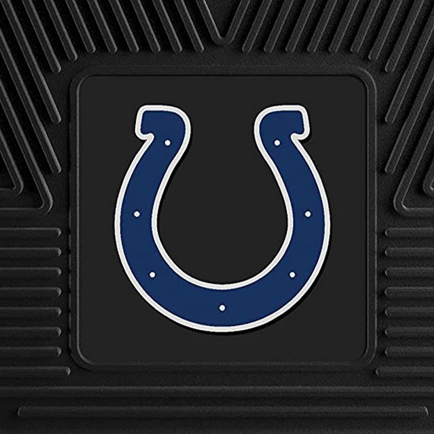 Fanmats 27 X 17 Inch Universal Fit All Weather Protection Vinyl Front Row Floor Mat 2 Piece Set For Cars Trucks And Suvs Indianapolis Colts