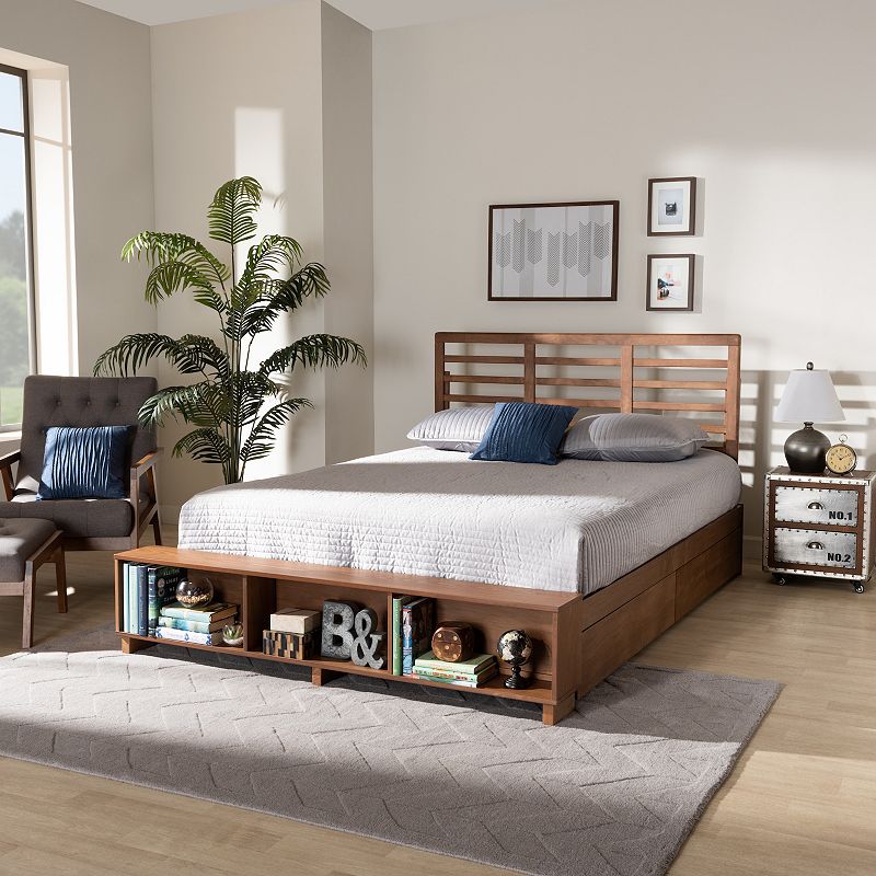 Baxton Studio Milana Platform Storage Bed