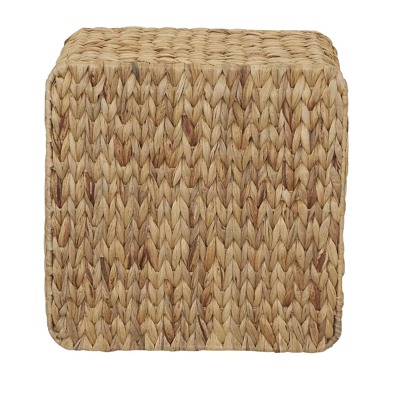 Household Essentials Square Hyacinth Wicker Basket