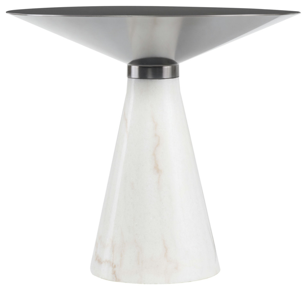 Iris Graphite Metal Side Table  HGNA543   Contemporary   Side Tables And End Tables   by Kolibri Decor  Houzz