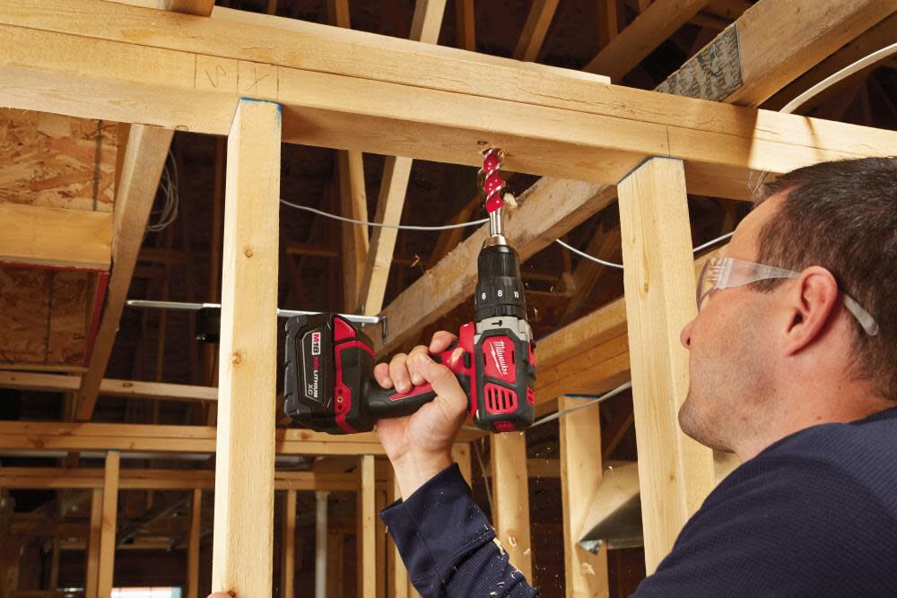 Milwaukee M18 Compact 1/2 in. Hammer Drill/Driver Kit with XC Batteries 2607-22 from Milwaukee