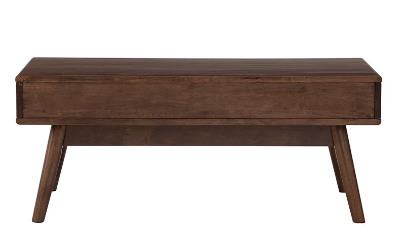 LAMAR Coffee Table with 2 Drawers 106cm - Walnut