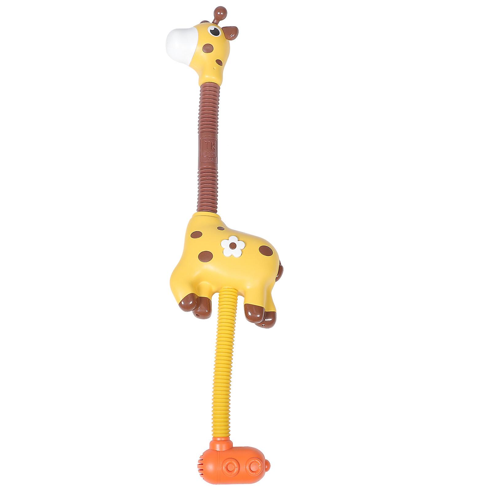 Baby Bath Toy Baby Bathing Swimming Sprinkler Toy Adorable Giraffe Bathtub Shower Toy