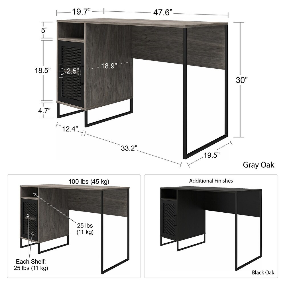 Avenue Greene Picardy Single Pedestal Computer Desk