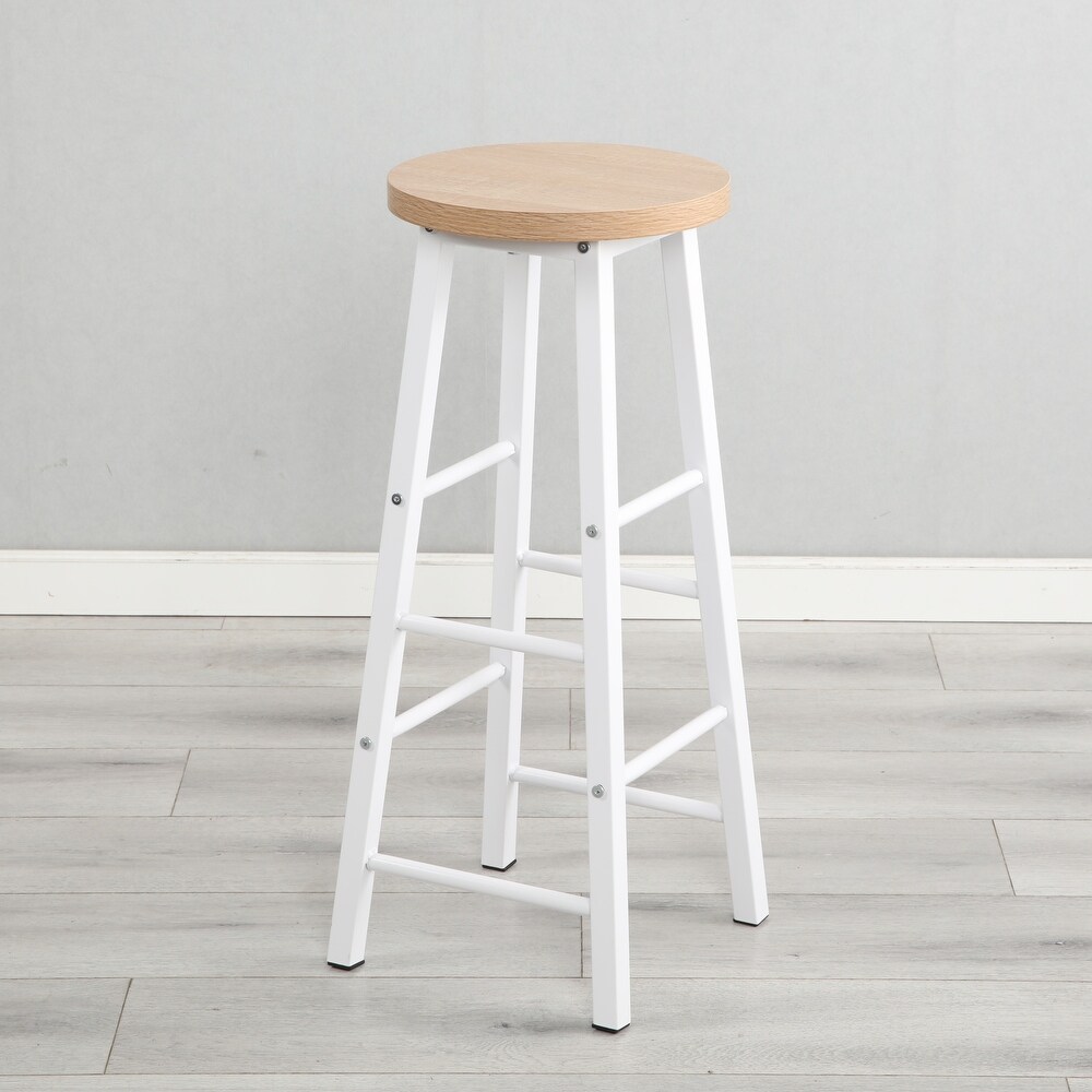 Faux Marble Black Table Top Bar Table with 2 Bar Chairs