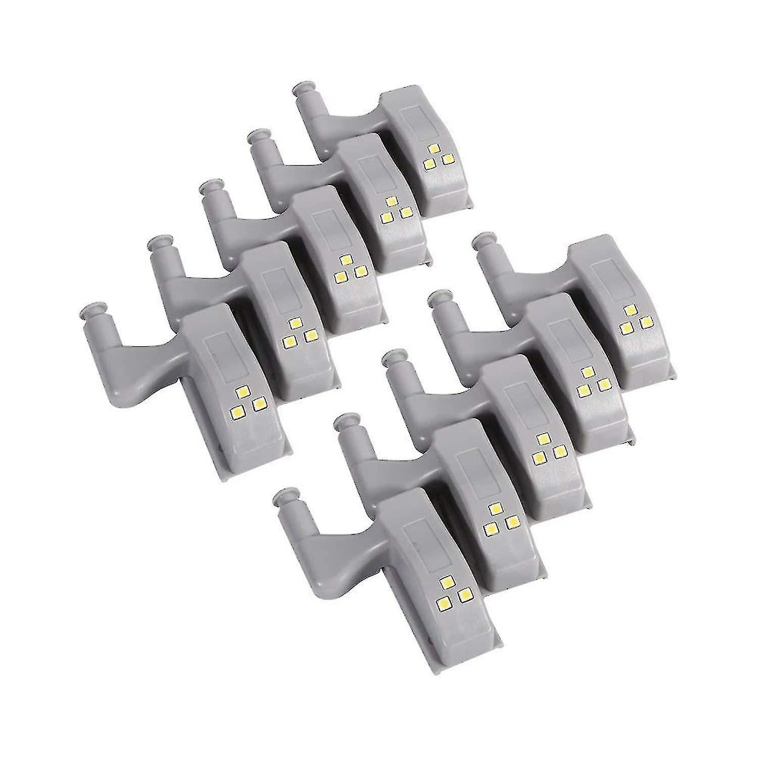 10 Universal Cabinet Hinge Led Lights， Suitable For Modern Home Lights-warm White