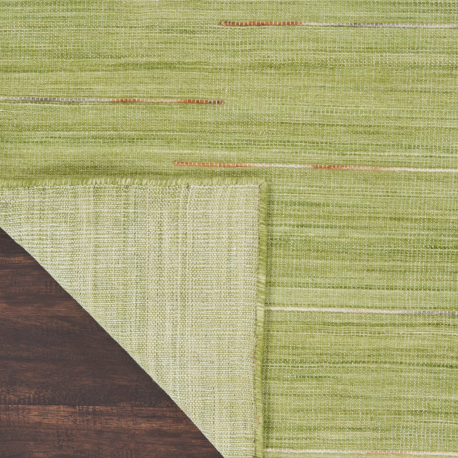 Interweave Green Modern Rug