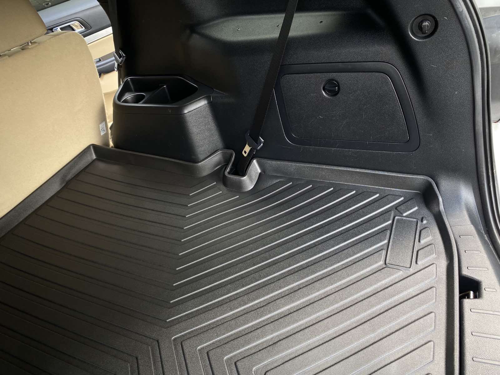 Laser measured Trunk Cargo Rubber Tray Liner for Ford Explorer 2011 - 2019