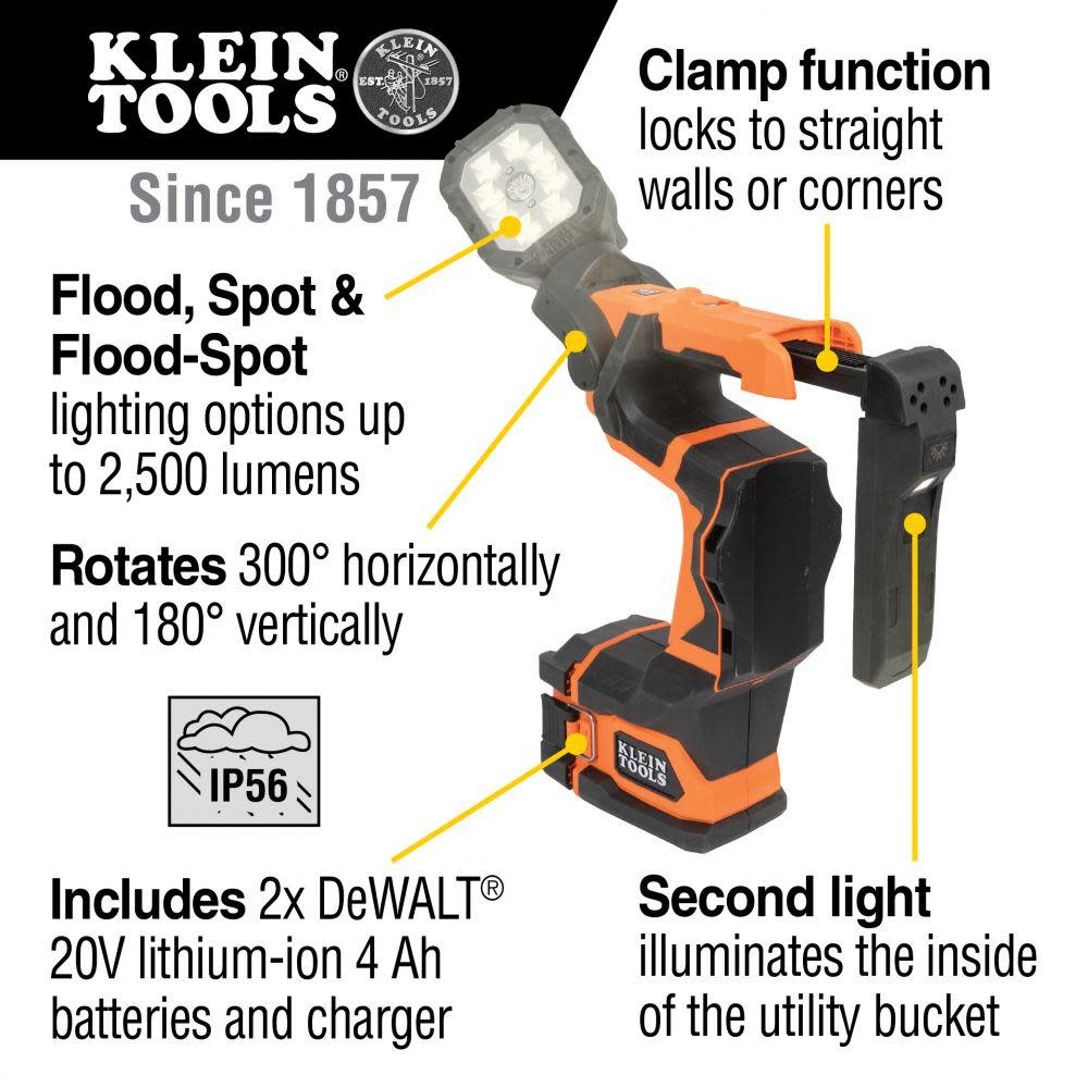 Klein Utility Bucket Light Kit ;