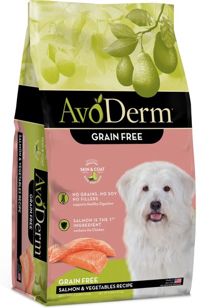 AvoDerm Grain-Free Salmon and Vegetables Recipe Dry Dog Food