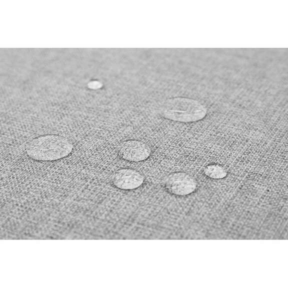 Gray Luxury Linen Texture Water Repellent Washable...