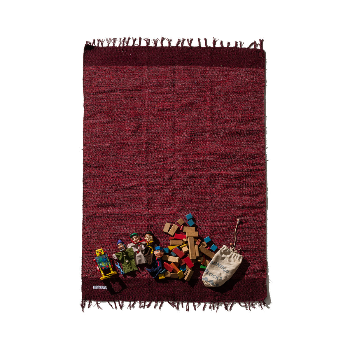 Handloomed Recycle Yarn Rug Medium