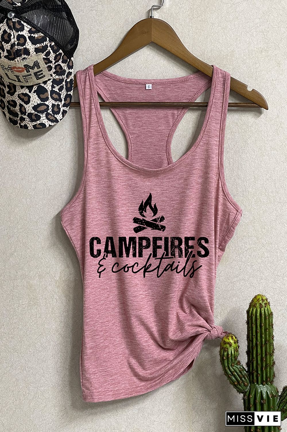 Campfires And Cocktails Tank Top Wholesale