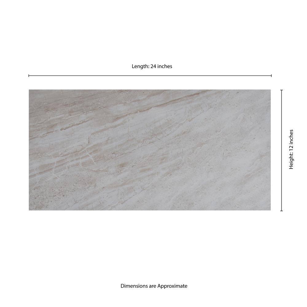 TrafficMaster Vigo Gris 12 in. x 24 in. Matte Ceramic Stone Look Floor and Wall Tile (16 sq. ft.Case) NHDVIGRI1224