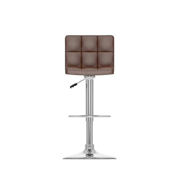 Strick and Bolton Campana Adjustable Leatherette Bar Stool (Set of 2)