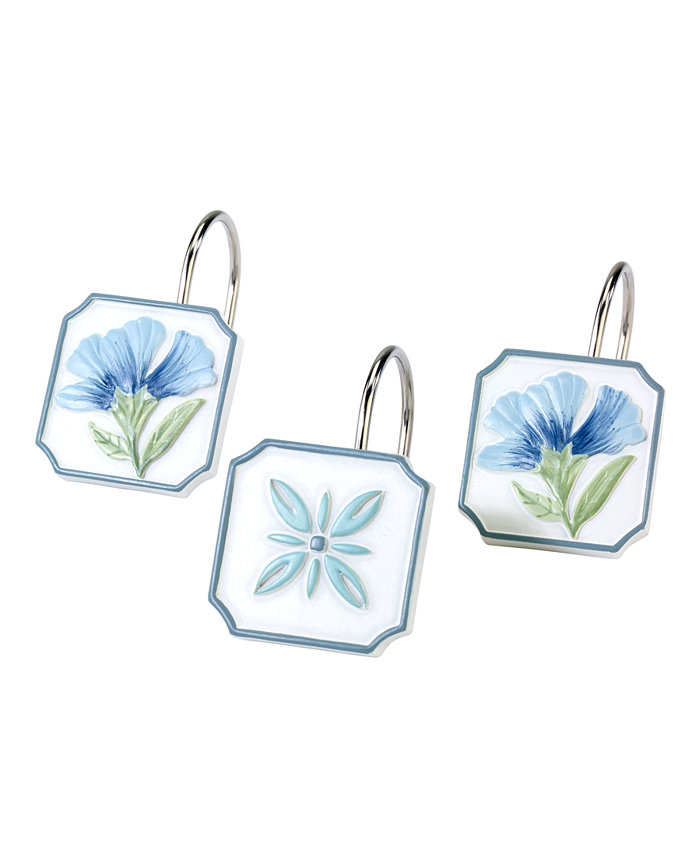 Avanti Garden View Floral 12-Pc. Shower Curtain Hooks