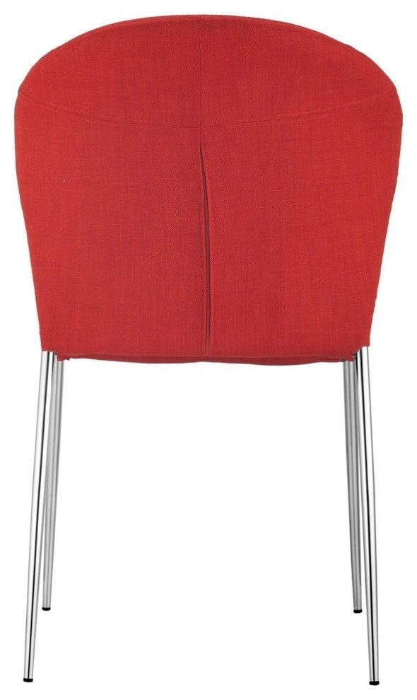 Oulu Dining Chair (Set of 4) Tangerine   Midcentury   Dining Chairs   by Furniture East Inc.  Houzz