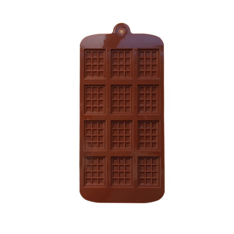 Chocolate Molds DIY Bakeware Cake Molds High Quality Square Eco-friendly Silicone Mold DIY 1PC Food Grade 12 Cavity Waffle Molds