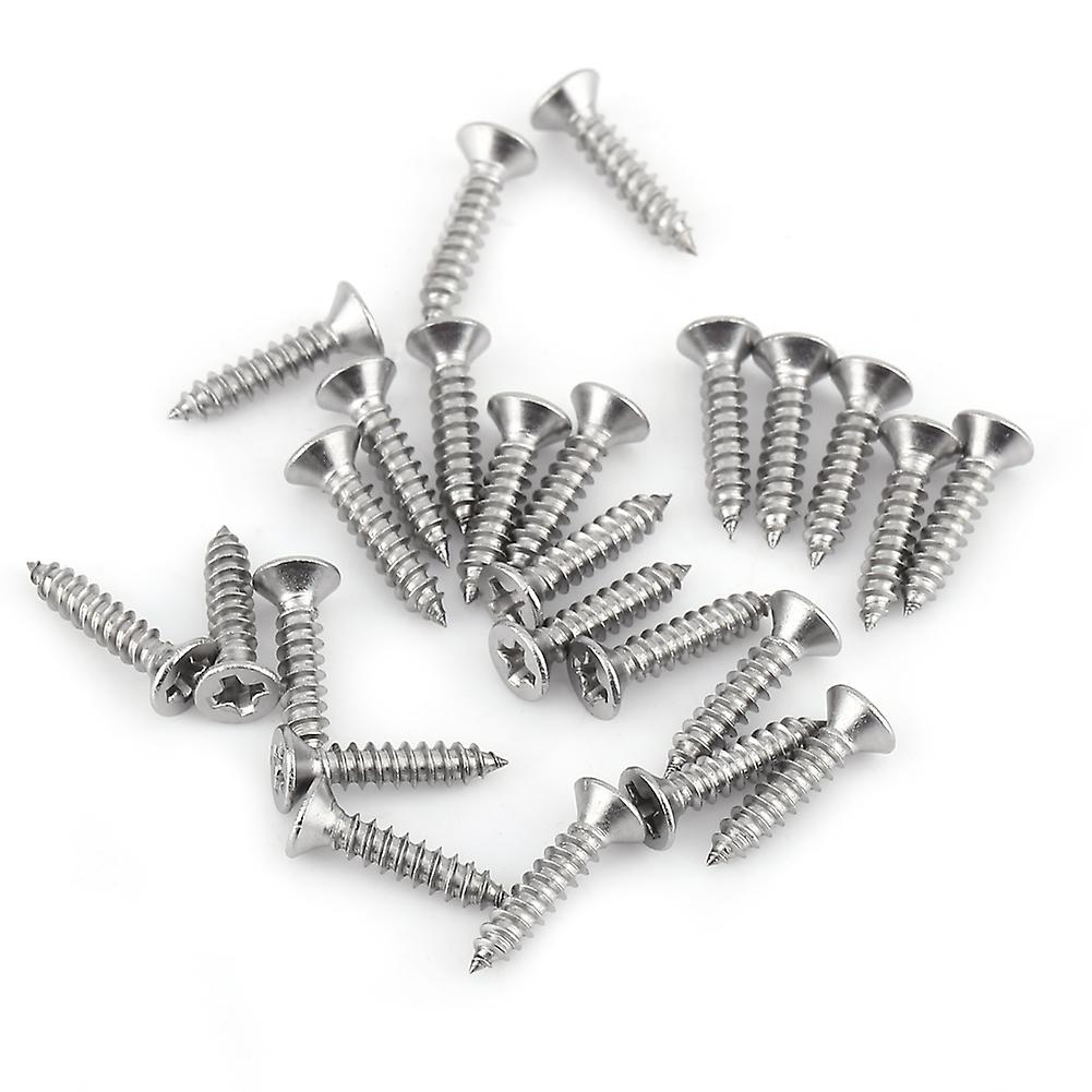 200 Pack M3 Pan/flat Head Screw Stainless Steel Self  Tapping Screw Assortment Kit[]