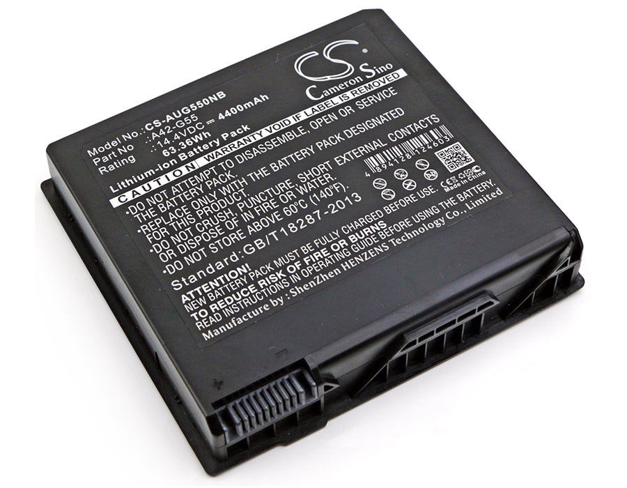 Asus G55 G55V G55VM G55VMDH71 G55VMDH71CA G55VM Replacement Battery BatteryClerkcom Laptop and Notebook