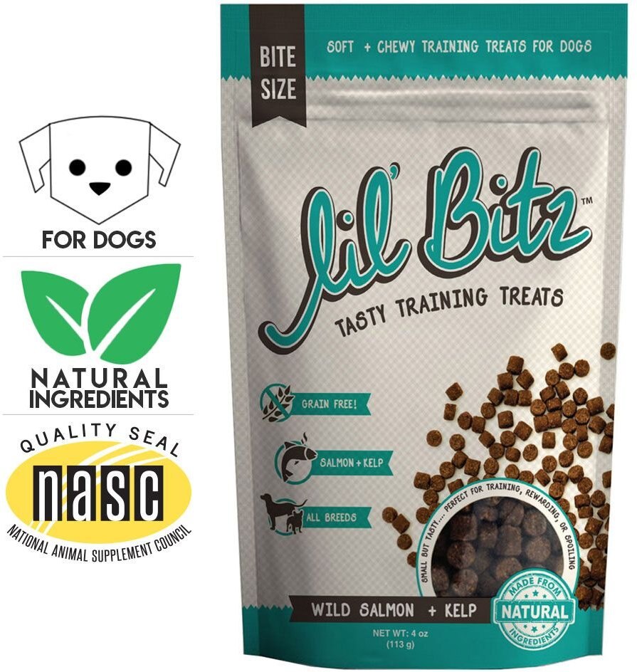 Lil' Bitz Wild Salmon and Kelp Training Dog Treats