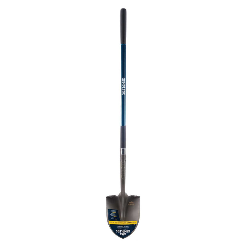 Gemplers Rnd Point Shovel， Extnd Socket， Fiberglass Handle