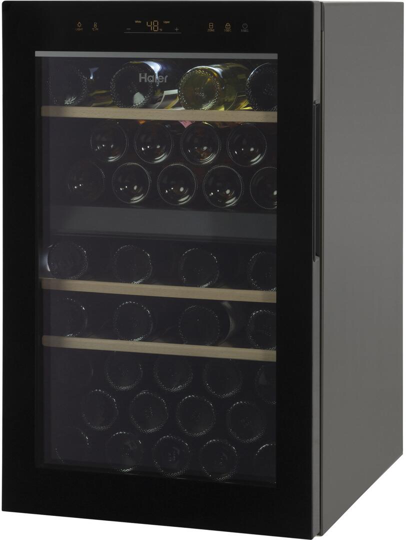 Haier QWR04DGRGB 20 Inch Black Wine Cooler