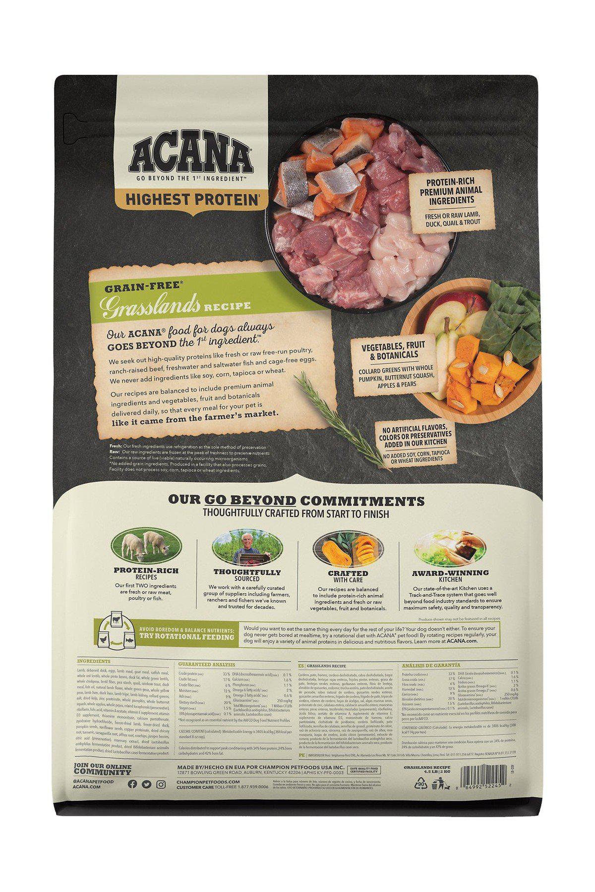 Acana Grasslands Dog Food