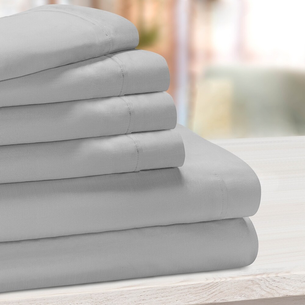 Superior Thread Count 1000TC Cotton Blend 6 Piece Sheet Set